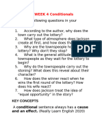 QUARTER 1 WEEK 4 Conditionals lectURE