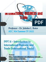 11 - Intro To International Trade