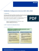 Instalación y Configuración de Servicios DHCP, DNS y WINS