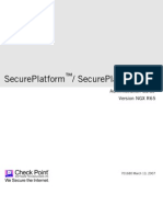 Checkpoint R65 Secure Platform Secure Platform Pro Admin Guide