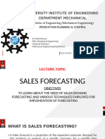 1.1.4 Sales Forecasting