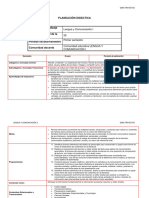 Planeacioìn Didaìctica - LyC - 1 - Bim-3 - Serie Trayectos