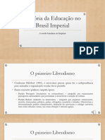 História Da Educação No Brasil Imperial