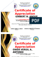 Certificates... SERVICE-AWARDEES 2ND