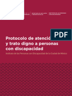 Protocolo de Atención y Trato Digno A Personas Con Discapacidad