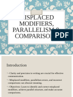 Misplaced Modifiers Parallelism Comparisons Detailed Presentation