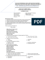 Soal Pat B.sunda KLS Viii 2022 Okk