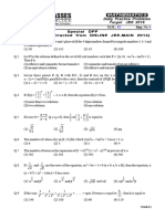 DPP (1) - 12th - Maths - 2015 - E