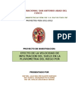 Proyecto de Investigación Fedu 2011-2012