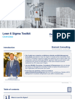 Lean 6 Sigma Toolkit - Overview