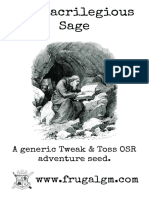 The Sacrilegious Sage (OSR)