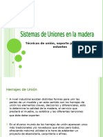 Sistema de Uniones de Madera