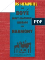 Julius Hemphill - Julius Hemphill The Boyé Multi-National Crusade For Harmony - 80825 Booklet