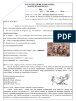 Avaliação Diagnóstica - História - 9º ANO 