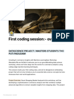 First Coding Session - Overview!