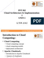 Unit 1 Cloud Stack