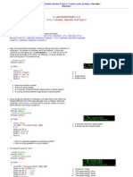 C Lab Worksheet 5 - 2 C/C++ Variable, Operator and Type 3: // Needed For Printf