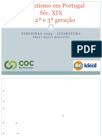 Romantismo em Portugal - 1 2 e 3 Geração