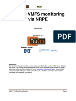 Nagios How To Monitor VMFS On ESX With NRPE