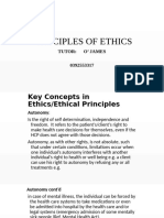 Principles of Ethics