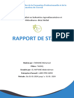 Rapport de Stage