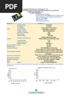 Specification of MH-01 48V200W