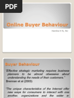 Online Buyer Behavior