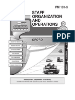 Field Manual 101-5 - Staff Organization & Operations