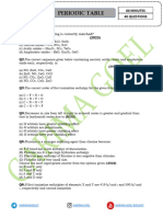 Classification of Elements & Periodicity in Properties 20 Years