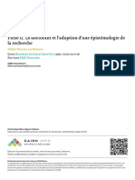 Beaudet - Mwewa - EPISTEMOLOGIE LES DR CONSEILLENT