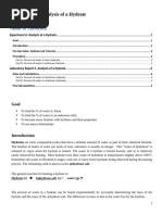 Experiment 6. Analysis of A Hydrate 3