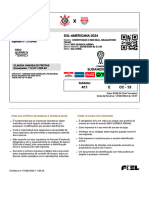 Impressão - Ingressos Corinthians X Bragantino Cláudia