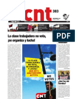 CNT, Nº 383, Noviembre 2011