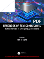 Ebook Handbook of Semiconductors. Fundamentals To Emerging Applications 1e by Ram K. Gupta