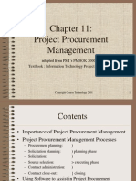 PMBOK Chapter 11 - Procurement