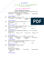 X Maths Ch3 Pair of Linear Equations in Two Variables