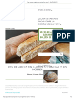 Pan de Arroz Sin Gluten. Sin Harina ¡Y Sin Horno! - GLUTENDENCE