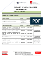 Programacion Cepi Madrid Usera Villaverde Septiembre 2024