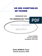 Traitement Comptable Et Régime Fiscal Des Opérations de Leasing