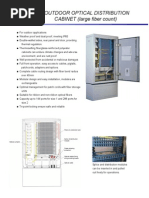 Fiber Distribution Outdoor Cabinet