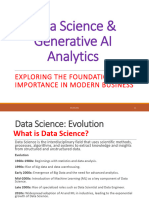 Data Science & Generative AI Technologies