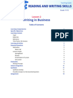 PDF (TG) - RW 11 - 12 - Unit 3 - Lesson 2 - Writing in Business