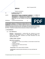 CARTA SUPERVISOR - Informe Tecnico Respecto A La Adenda