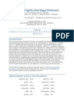 Concise English-Interlingua Dictionary