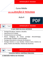 Introdução À Teologia - Aula 4