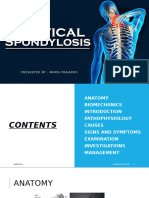 CERVICAL SPONDYLOSIS (Mansi)