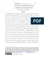 El Proceso Probatorio en Los Delitos Sexuales en Ecuador The Evidentiary Process in Sexual Crimes in Ecuador