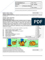 Avaliação 8º Ano Física Adaptada