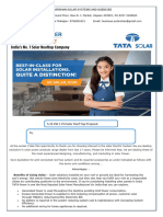 5.25 KW 1 PH Tata Solar