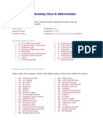 Airline Tickets Abbreviation